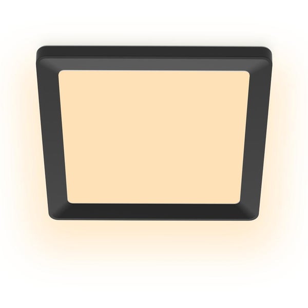 LED Panel Square Sceneswitch in Schwarz 12W 1600lm