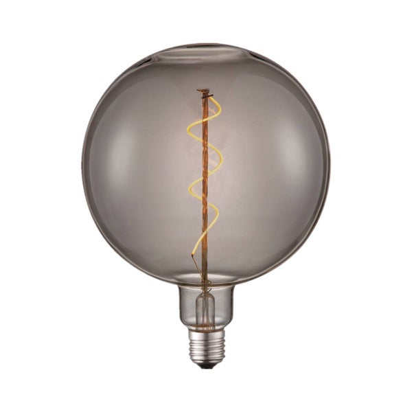 Lucande LED E27 Lampe 4W Filamentglobe in Alu aus Glas (E27) - Leuchtmittel Lampen Energiesparlampe