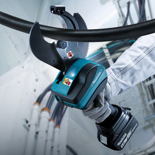 Makita DTC101ZK Akku-Kabelschneider 18V offene Klinge Solo im Transportkoffer