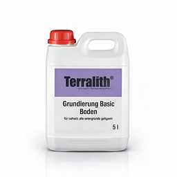 Terralith Grundierung Basic Boden im 5 Liter Kanister für Bodenflächen.