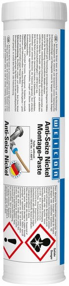 WEICON Anti-Seize Nickel Montagepaste | Schmier- und Trennmittelpaste hochtemperaturbeständig | 0,4 kg | anthrazit