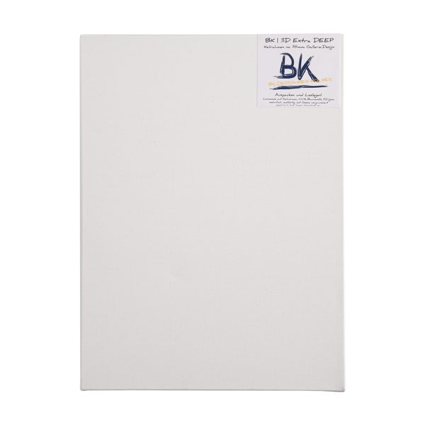 Leinwand  extra DEEP 4er Set 100x80 cm (LxB) hoher Keilrahmen weiß