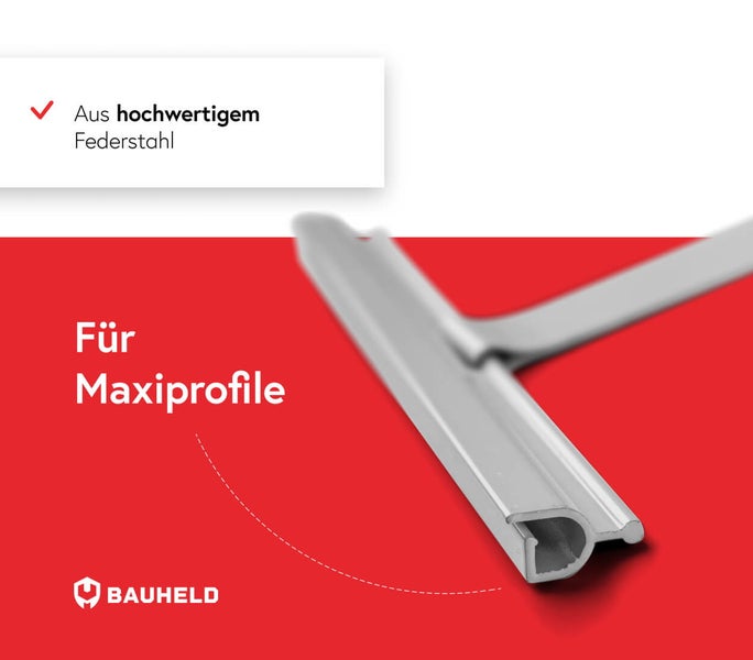 Bauheld Maxiprofil aus hochwertigem Federstahl