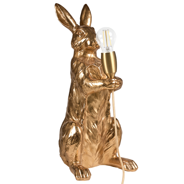 Dekorative Hasenlampe mit Glühbirne