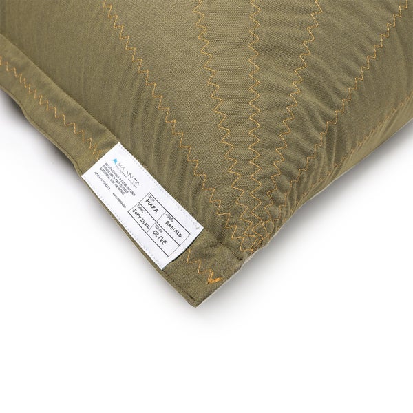 Sitzsack Extra Large Komfort Olive 100X100X100Cm - Maanta® Randa Xl