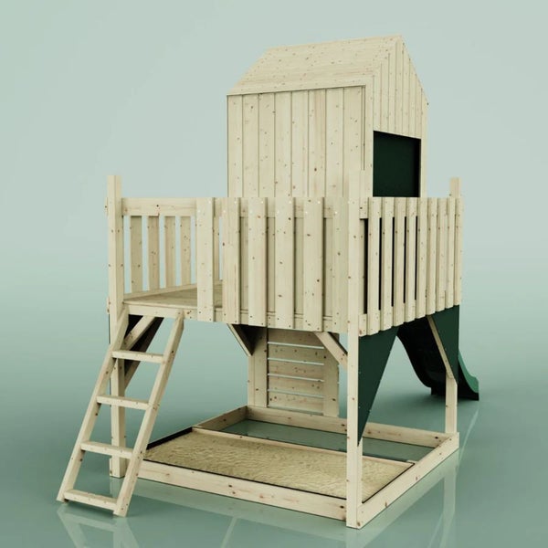 OutdoorToys Spielhaus Galaxie aus Holz in Grün