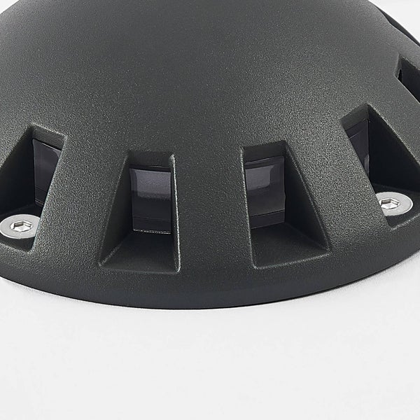 Lindby LED Außenleuchte Emiro (wasserdicht (Modern) in Schwarz aus Aluminium (1 flammig, ) - Außenstrahler außen Spot für Garten Terasse Balkon & Haus