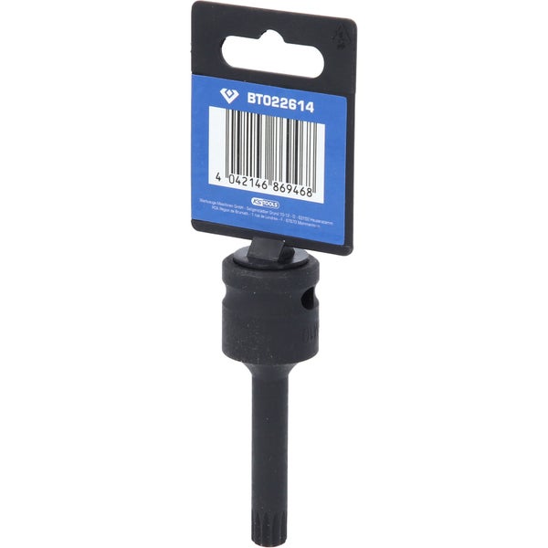 BRILLIANT TOOLS 1/2 Kraft-Bit-Stecknuss XZN M10 - BT022614