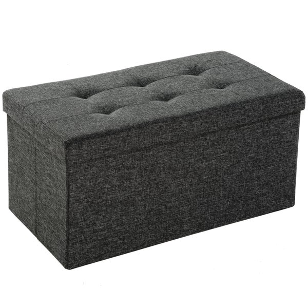 Sitzhocker mit Stauraum tectake  faltbar 76 x 38 x 38 cm