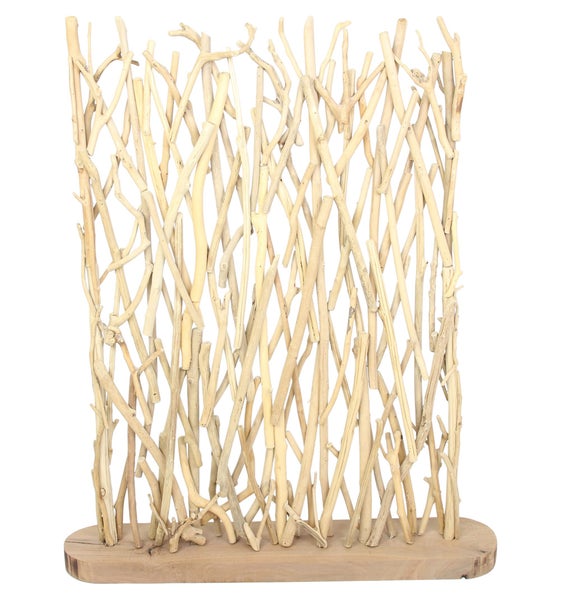 FRANK FLECHTWAREN | Dekoelement Treibholz, TREIBHOLZ, HOLZ, 75 x 14 x 90 cm