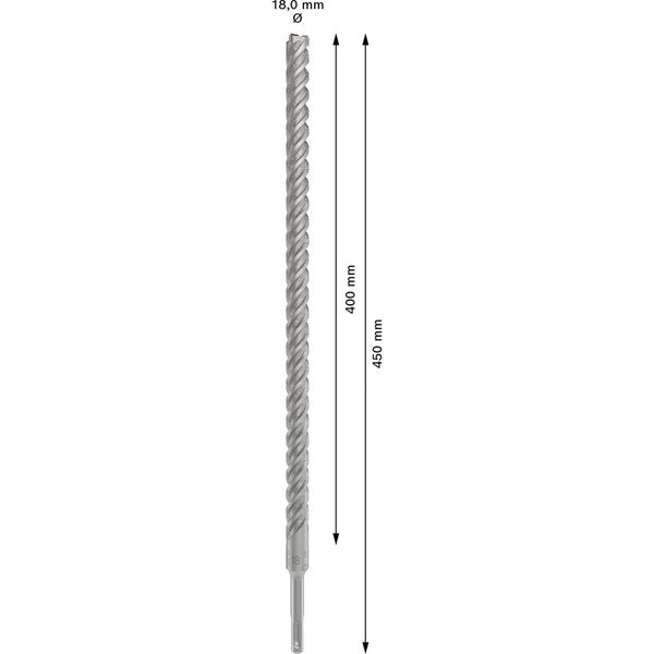 Bosch PRO SDS plus-5X Hammerbohrer 18 x 400 x 450 mm - 2608836633
