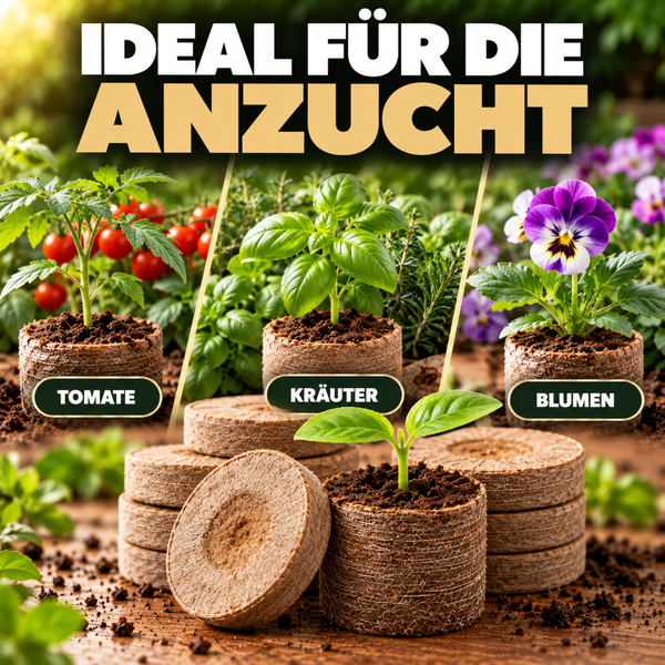 Anzuchttöpfe für die Aussaat von Tomaten Kräutern und Blumen ideal für die Anzucht von Pflanzen