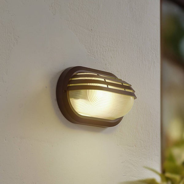 Lindby Wandleuchte außen Adita (spritzwassergeschützt (Modern) in Schwarz (1 flammig, E27) - Außenwandleuchten Wandlampe Led Außenlampe Outdoor für Außenwand/Hauswand