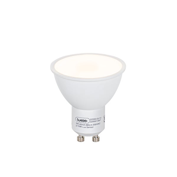 GU10 LED-Lampe Hell-Dunkel-Sensor 5W 380 lm 2700K