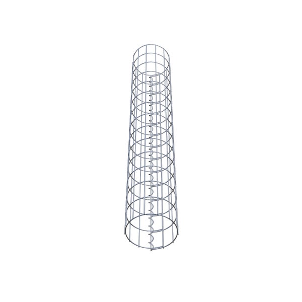 Gabionensäule Durchmesser 22 cm, MW 5 x 10 cm rund - Höhe: 1,40 m