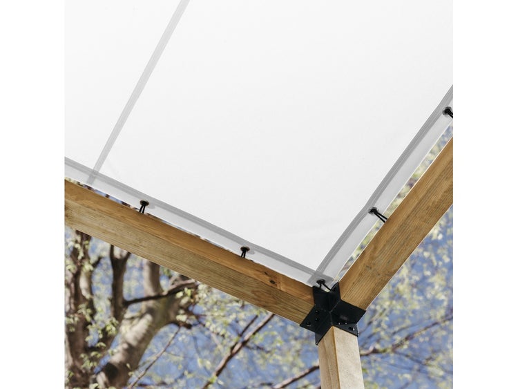 Sonnensegel Mit Ösen White 400X400Cm - Maanta® Bugna