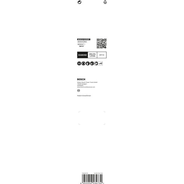 Bosch Expert Cement Cast Iron S 1750 RD Säbelsägeblatt - 2608900383
