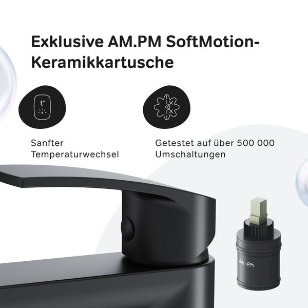 AM.PM SoftMotion Keramikkartusche für sanften Temperaturwechsel und getestet für über 500.000 Umschaltungen