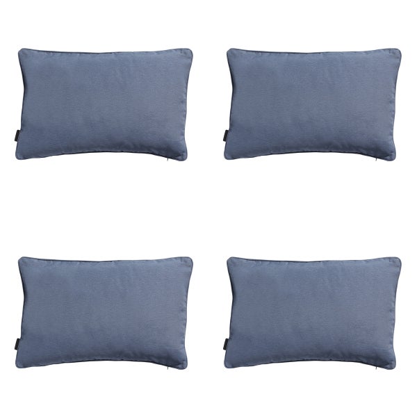 Dekokissen Panama Saphirblau - Ca. 40x60 cm - 4er-Set