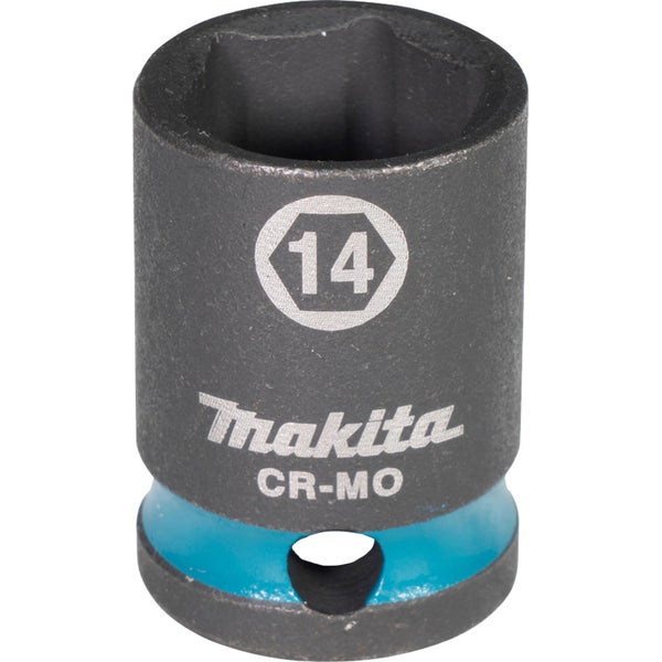 Makita E-15958 Steckschlüssel 3/8 SW14 Impact Black kurz