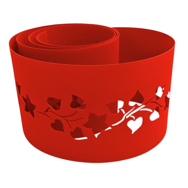 Pflanzenmanschette mit Blätterdesign