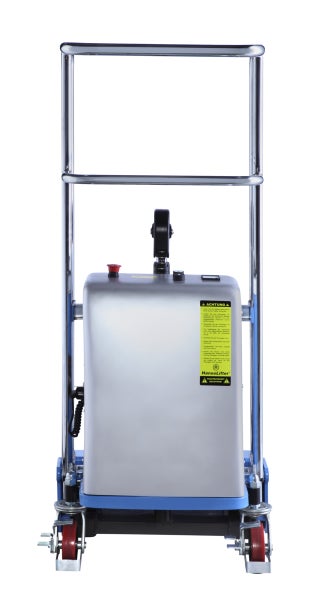 Hubwagen mit Sicherheitsbügel und Bedienungselementen