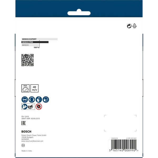 Bosch PRO Steel Schleifscheibe 150 x 20 x 20 mm G24 - 1609201649