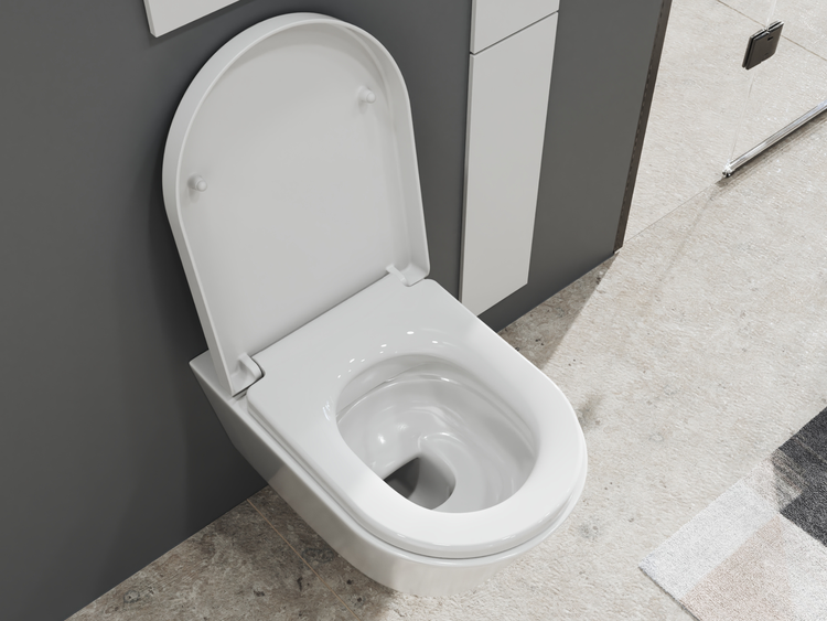 SSWW Design Hänge-WC Beta CT2063V.19 – Spülrandlos – mit Softclose & Nanobeschichtung