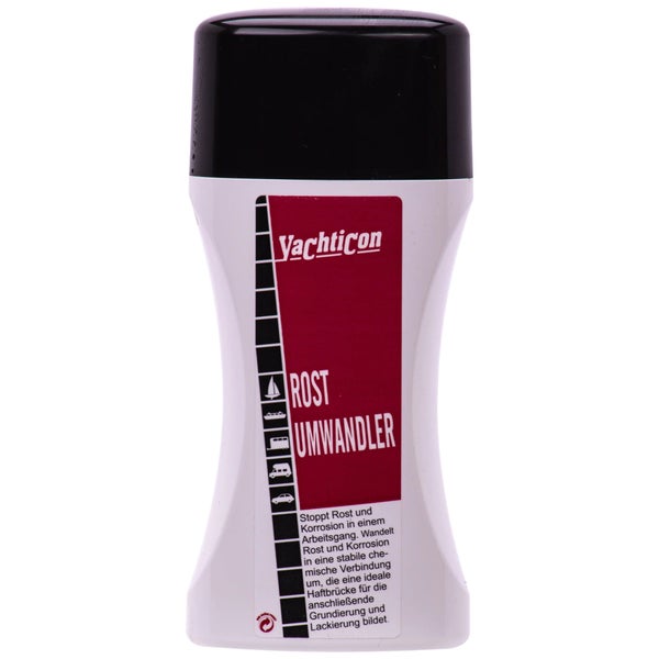 Yachticon Rostumwandler zur Behandlung von Rost und Korrosion in einer handlichen Kunststoffflasche