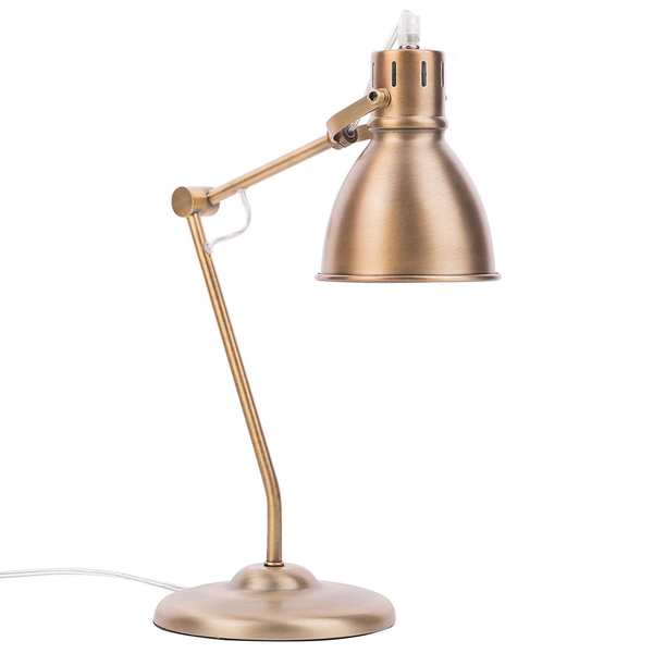 Schreibtischlampe MONSAN verstellbar Metall Messing