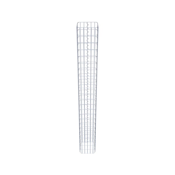 Gabionensäule 27 x 27 cm, MW 5 x 10 cm eckig - Höhe: 2,30 m