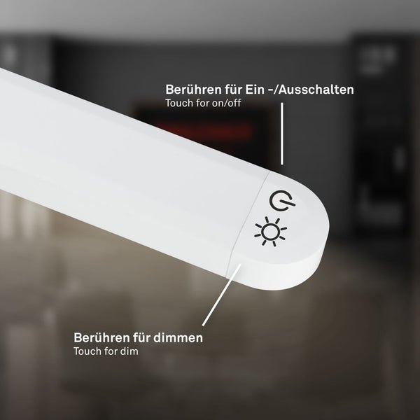 LED Stehlampe LED Stehleuchte Standleuchte Dimmbar Touch Warmweiß Schwenkbar