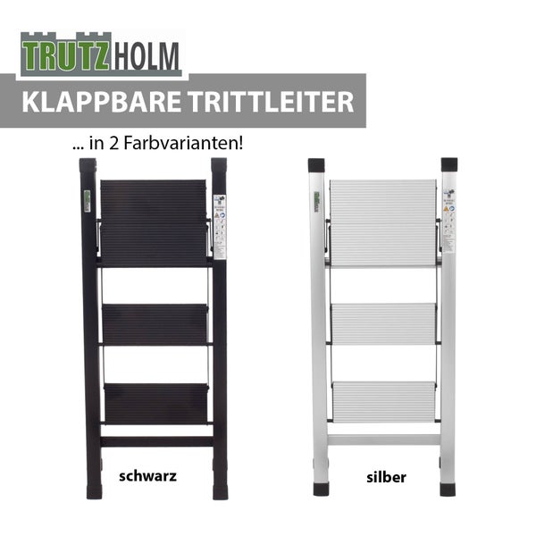 Trutzholm Klapptrittleiter in zwei Farbvarianten