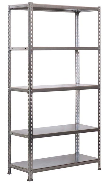 Schwerlastregal BIG METAL SHARK | HxBxT 200x100x50cm | Fachlast 180kg | Verzinkt