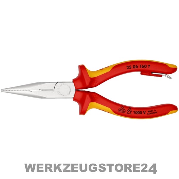 Knipex Spitzzange mit Mehrkomponenten Griffen