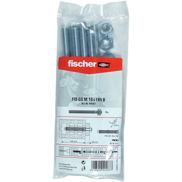 Fischer FIS GS M 10 x 165 B Ankerbolzen im Paket