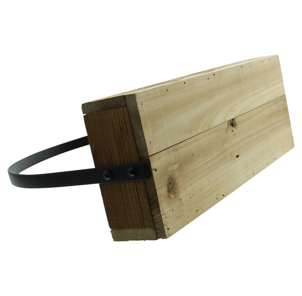 FRANK FLECHTWAREN | Dekoboard Bogengang, HOLZ, METALL, 37 x 14 x 7 cm, GH 30 cm