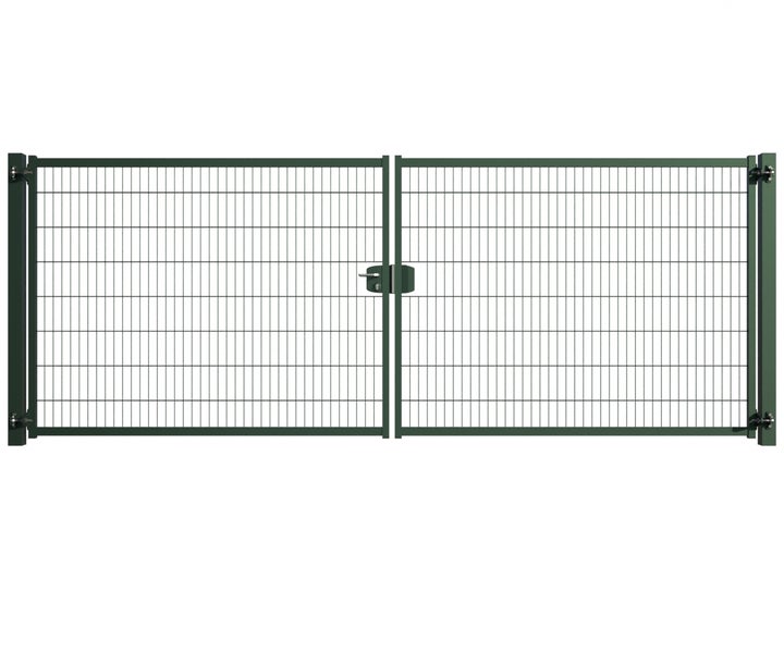 Doppeltor aus Drahtgitter für den Garten