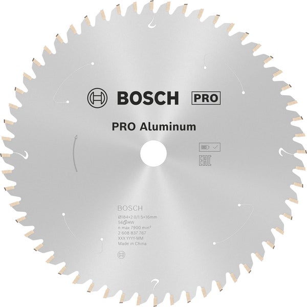 Bosch Expert Bosch Pro Produktverpackung mit Informationen zur Materialverträglichkeit