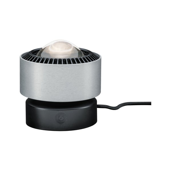 LED Tischleuchte Aldan 2700K 200lm 3,5W Schwarz, Alu gebürstet
