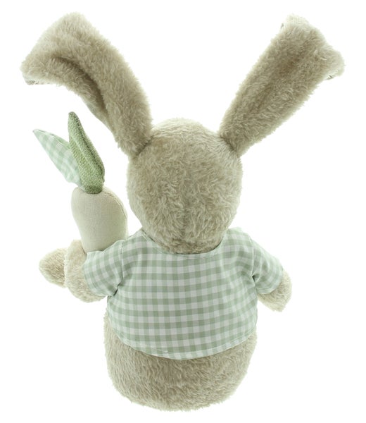 FRANK FLECHTWAREN|Kantenhocker Hase Henry, 16 x 14 x 60 cm, POLYESTER, METALL, SAND