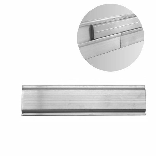 Metallprofil zur Montage als Abschlussleiste für Wandpaneele oder als Verbindungselement