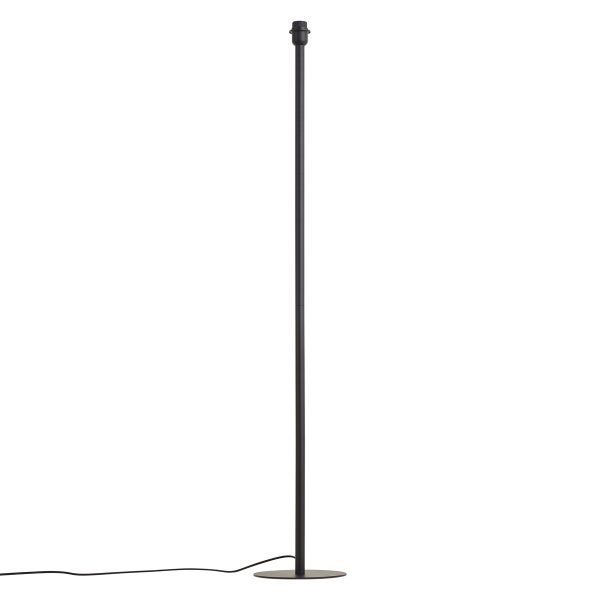 Stehleuchtenfuß für eine Lampe mit runder Bodenplatte und Anschlusskabel