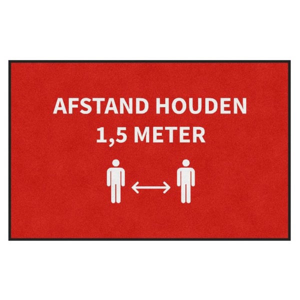 Fußmatte „Halten Sie Abstand“ eineinhalb Meter – 115x180 cm