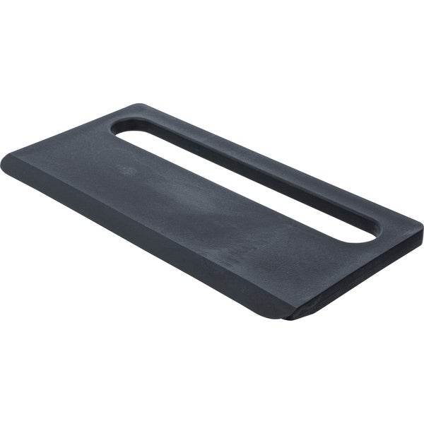 Fugenglätter aus Kunststoff in Schwarz mit Griffaussparung.