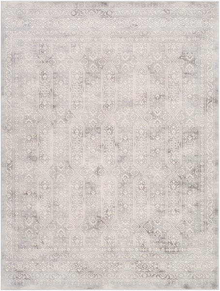 Vintage Orientalischer Teppich - Weiß/Grau - 160x215cm - VICKY