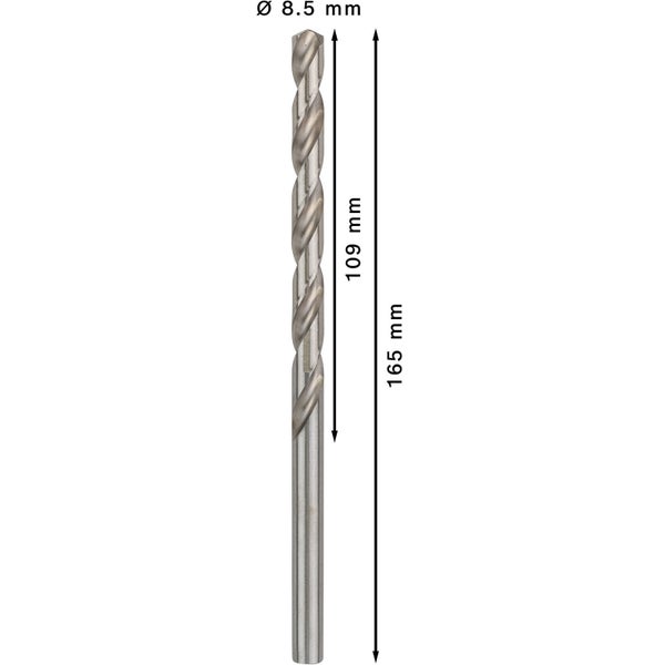 Bosch PRO Metal HSS-G Spiralbohrer 8,5 x 109 x 165 mm - 2608596828