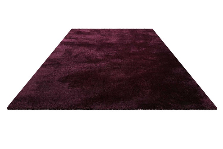 Teppich Bordeaux Rot Hochflor Pisa Homie Living 80x150 cm