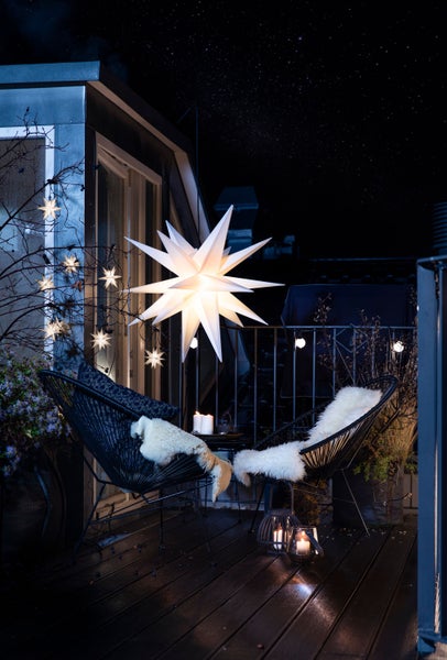 Gartenmöbelset mit Sofa, Tisch mit Liftfunktion und Hockern