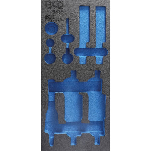 BGS Werkstattwageneinlage 1/3 leer für Art. 8835 - 8835-1